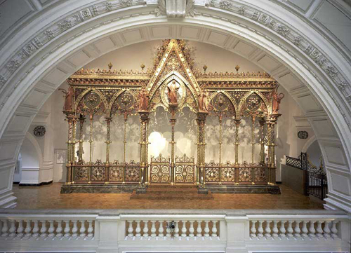 Patrick Baty carried out the initial examination of the Hereford Screen