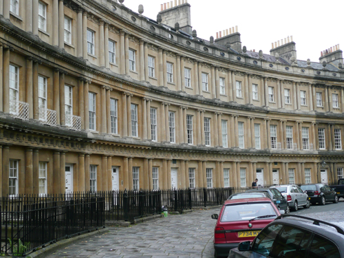 Patrick Baty was commissioned to investigate a number of exteriors in Bath