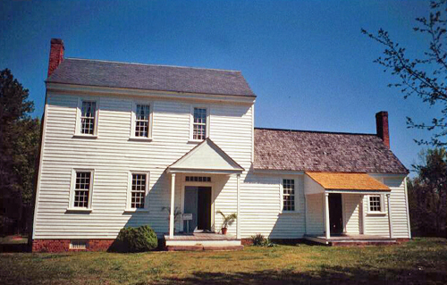 Patrick Baty carried out paint analysis in this North Carolina plantation house