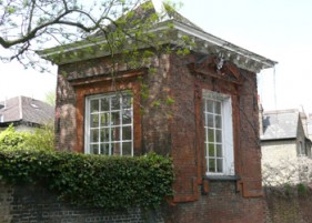 Patrick Baty had carried out paint analysis of the ceiling of this 17th century building