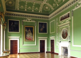 Patrick Baty provided advice and colour matched samples for Richard Ireland's restoration of the Robert Adam schemes at Headfort House in Ireland