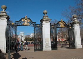 Patrick Baty carried out the analysis of the paint on these gates