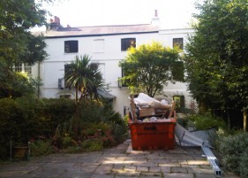 Patrick Baty was asked to visit the house and give advice on the redecoration of this small Regency house in North London