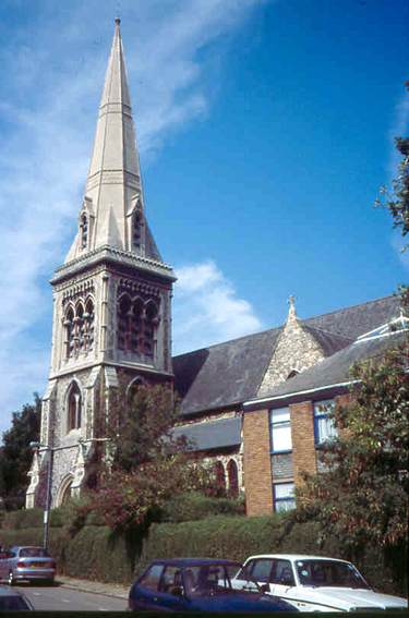 Patrick Baty was asked to provide advice on the decoration of St Saviour's church, Hampstead in London