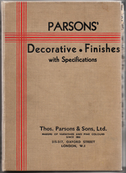 Parsons' Decorative Finishes - Cover