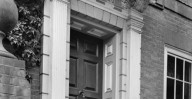 18th century doorcase, photograph by Nathaniel Lloyd (ca. 1915-1933). Reproduced by permission of National Monuments Record