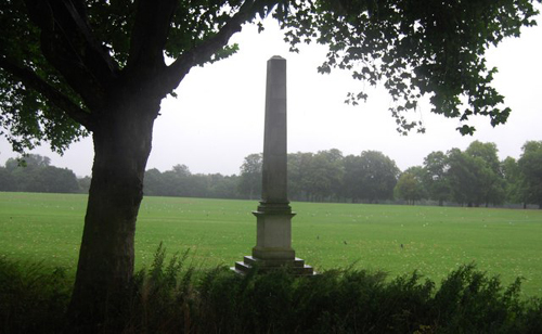 Arcadian Meridian Obelisk, Richmond Old Deer Park -   © Copyright Nigel Chadwick and licensed for reuse under this Creative Commons Licence