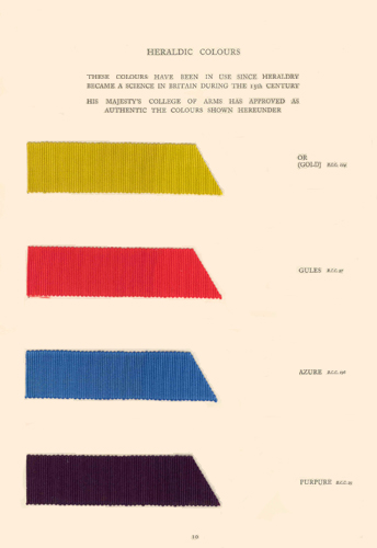 Traditional British Colours - Heraldic 1