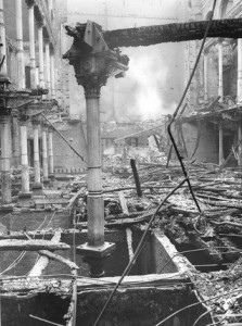 Holborn Viaduct Bomb Damage 1941