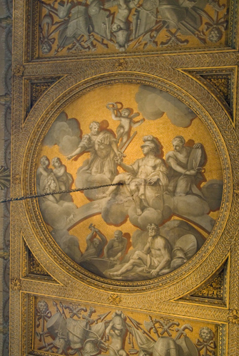 Stowe House, North Hall ceiling