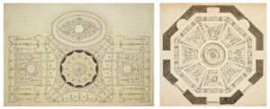 Robert Taylor - Designs for the Ceilings of the Dining and Octagon Rooms