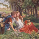 William Holman Hunt. The Hireling Shepherd