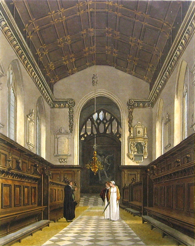 Chapel Jesus Oxford 1814