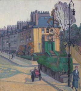 Adamson Road, NW3. ca.1918 (Manchester Art Gallery)